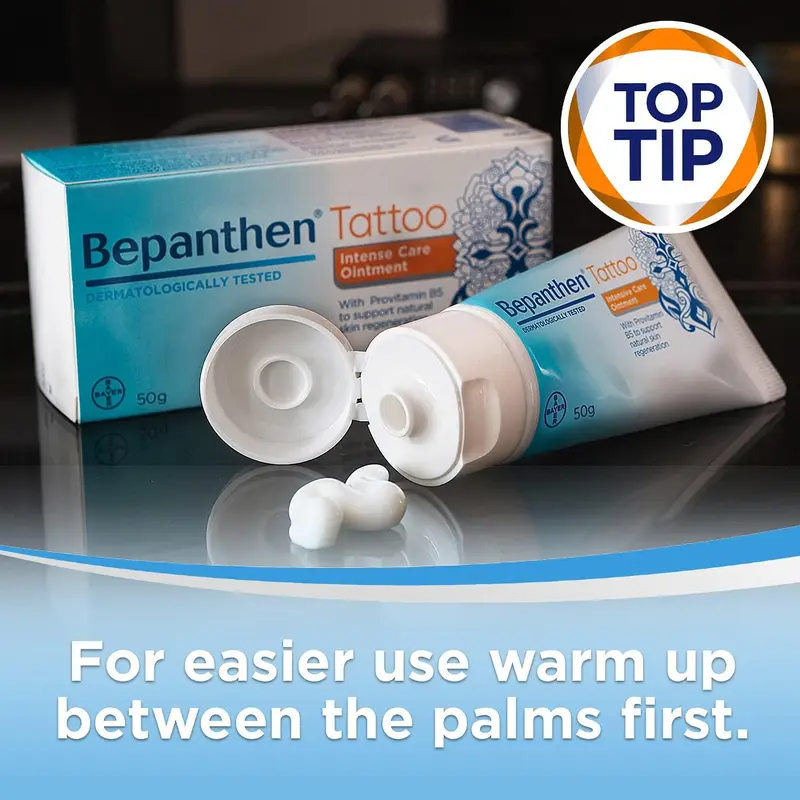 Bepanthen Tattoo Intense Care Ointment, Formulated with Provitamin B5, 50g 3