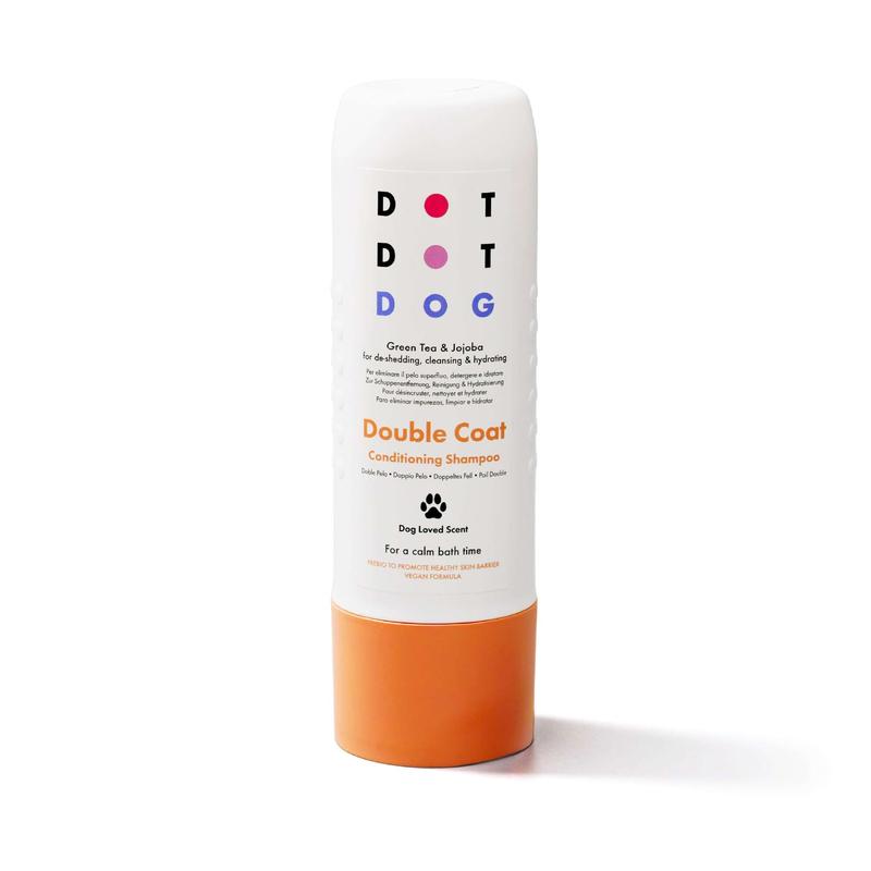 DotDotPet Deshedding Shampoo for Double Coat Dogs | Vegan, Oatmeal & Prebiotic | Sensitive Skin & Calming Scent | 280ml 1