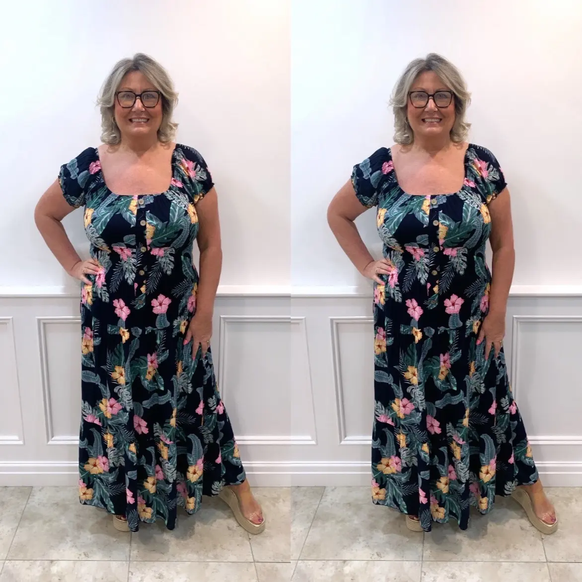 Hawai Floral Magic Maxi Dress (Onesize 8-22)