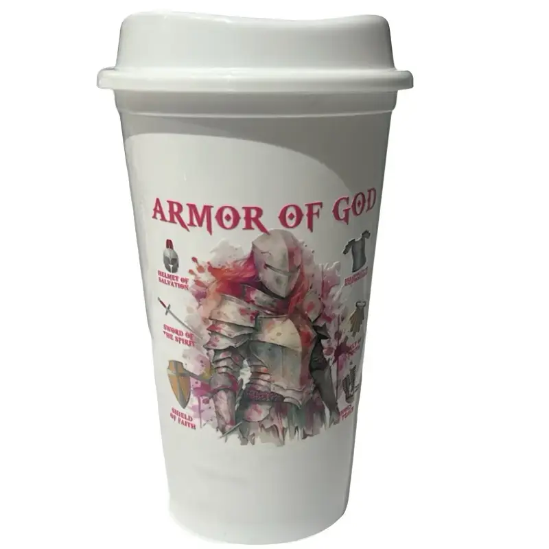 Armor of God coffee cup
