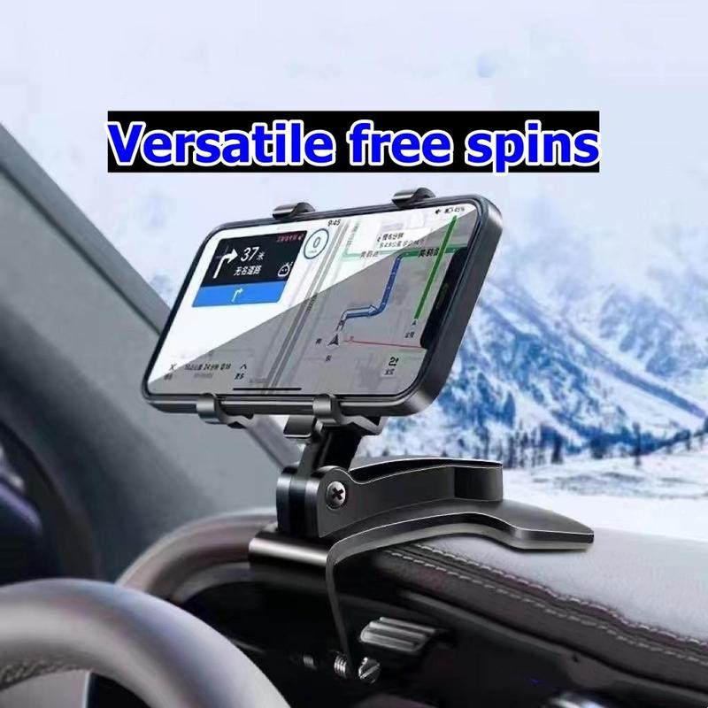 Car Mobile Phone Holder Car Multifunctional Rotating Car Dashboard Rearview Mirror Navigation Holder 5