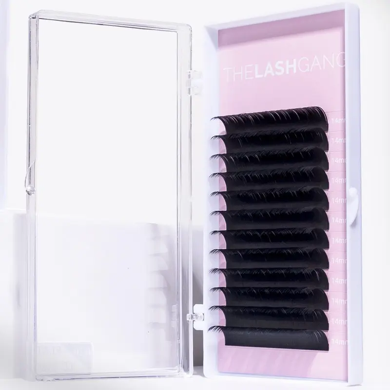 Flat / Classic Lashes - Super Wispy Eyelashes Extensions Split-Tip Classic Lashes for 1-1 Application - Half the Weight but Same Effect - I Makeup Eyelashes Lash Extensions 1