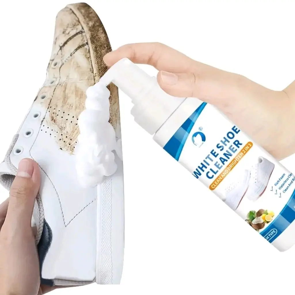1pc 200ml/6.76oz Whiten Shoe Cleaner, Oxidizing Reduction Agent, Decontamination And Whitening Repair, Multi-functional Cleaner, Suitable for White Shoes
