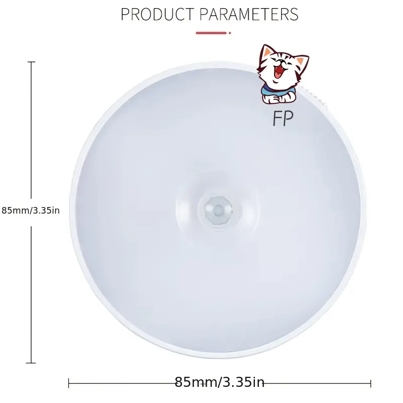 Fusion pickup,LEDs USB Rechargeable Night Light,USB Night Light With PIR Motion Sensor,Stick-On Magnetic Strip For Closets, Cabinets, Stairs, Bedrooms & More!