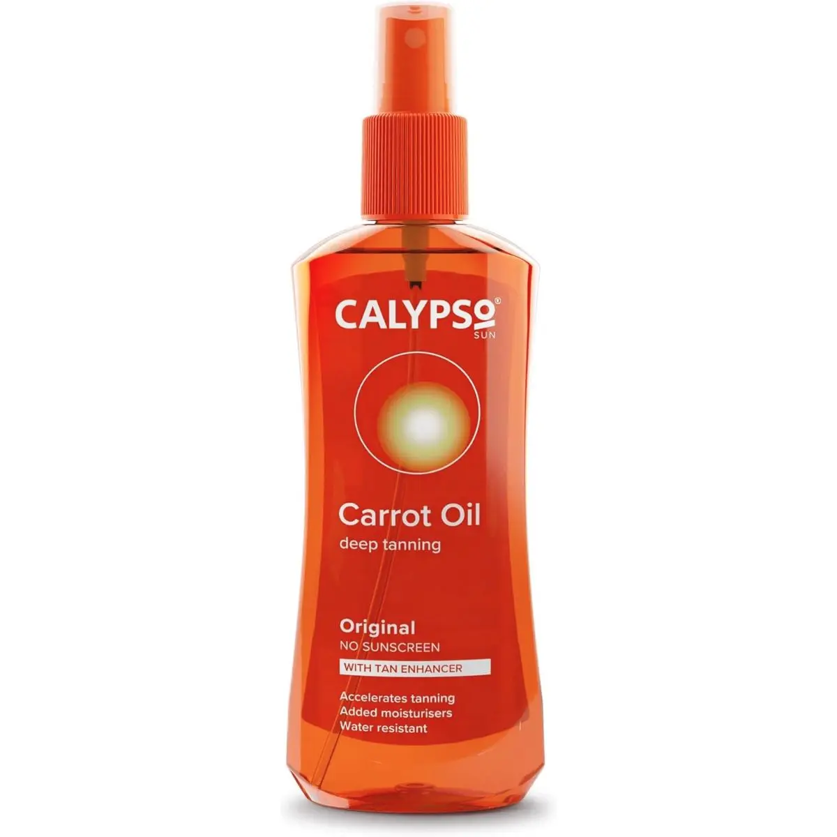 Calypso Carrot Oil for Accelerated Tanning - No SPF, 200ml - Comfort, Body Care