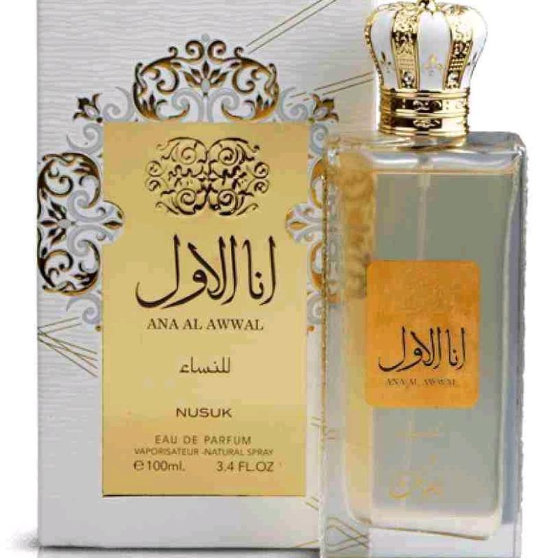 Ana Al Awwal EDP 100ml By Nusuk For Womens Perfume Spray Long Lasting Fragrance Scent 2