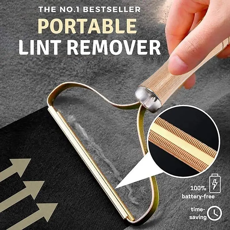 Portable Lint Remover & Pet Hair Remover brush from Sofa, Carpet Clothes, Bed, etc. 4