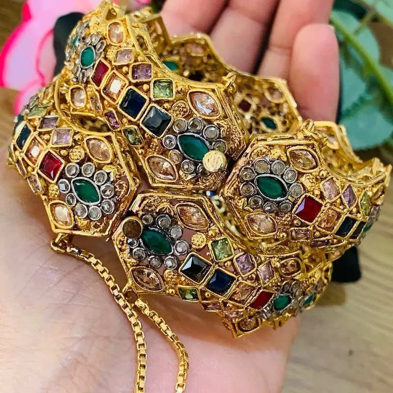 Gorgeous Egyptian Openable Bangles Auspicious Anniversary Birthday Engagement Female Asian choker 0