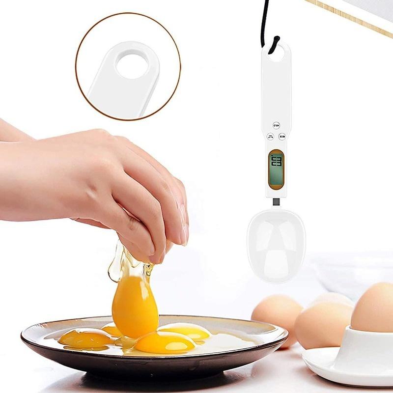 Accurate Measure Digital Kitchen Scale Spoon - LCD Display, 0.1g-500g Precision, Button Battery-Powered, Ideal For Cooking, Baking, And Portion Control Measuring Utensils 7