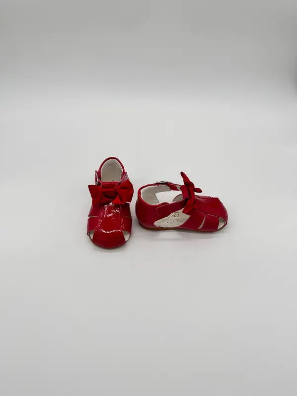 JULIA Red Summer Trendy Bow Kids Shoe 3