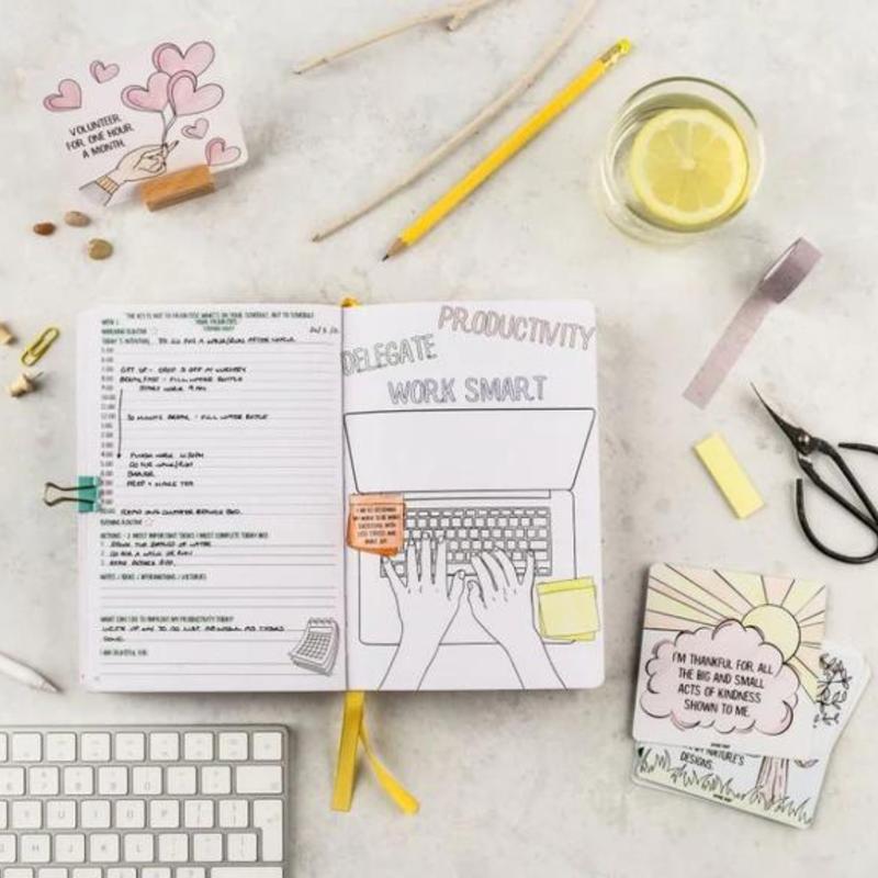 Gratitude and Mindfulness Challenge Cards - 30 Days 1