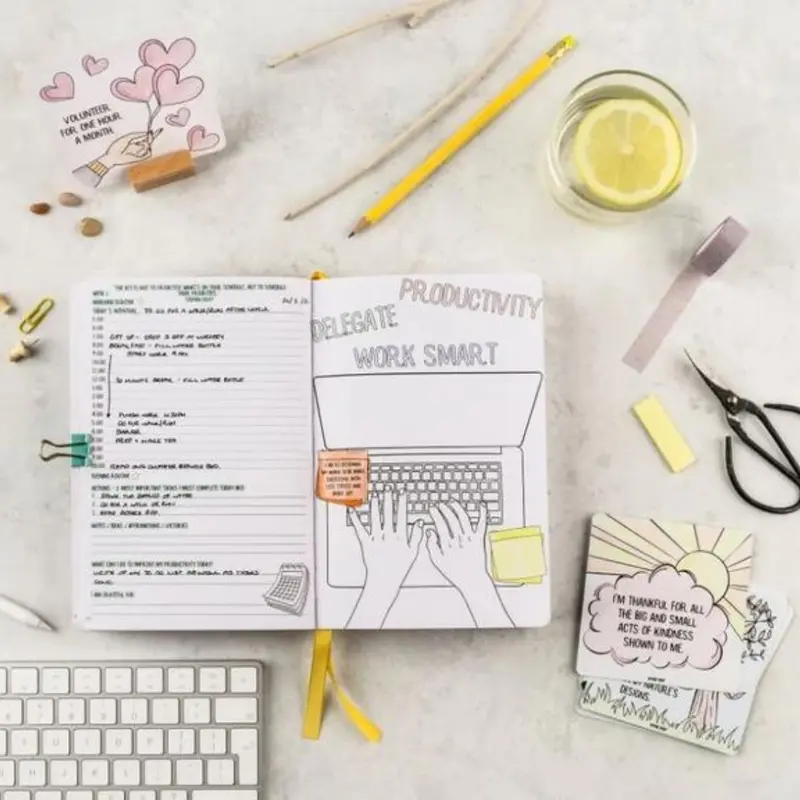Gratitude and Mindfulness Challenge Cards - 30 Days 1