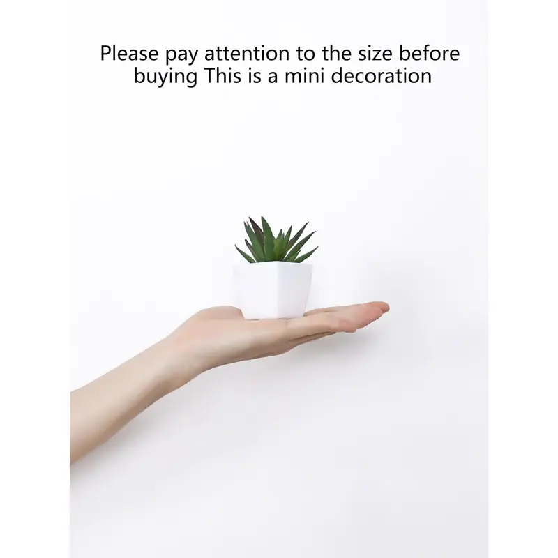 1pc/3pcs Plastic Artificial Mini Pot, Modern Fake Pot Decoration. Room Bookshelf Decoration, Valentine Day, Gift Decorative Fruit 4