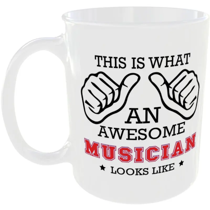 This is what an awesome Musician looks like - gift mug 0