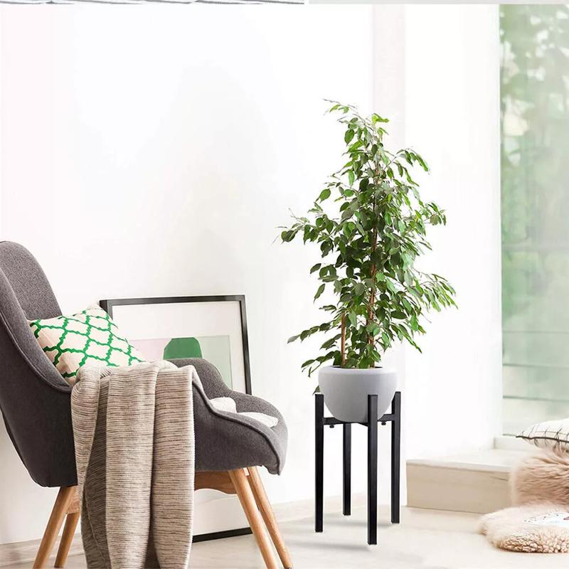 DOLMO 2 in 1 Adjustable Plant Stand Pot Plant Holder Metal Rack Outdoor Indoor Garden Plant Shelf 2