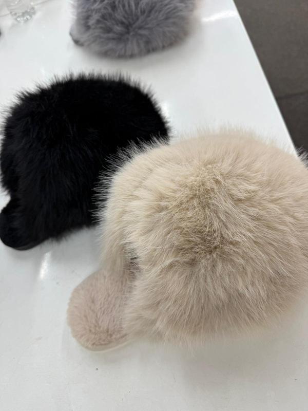 Extreme Fluffy faux Fur Slippers Women Footwear comfort Stylish Soft 1