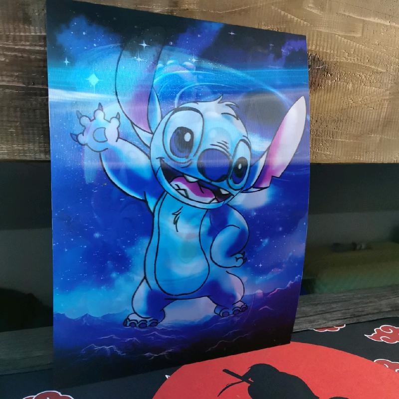 3D lenticular poster of Stitch 1