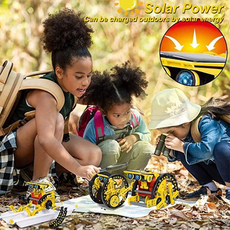 Product Introduction of 12 in 1 Science Experiment Solar Robot Toy DIY Building Powered Learning Tool Education Robots Technological Gadgets Kit for Kid 25