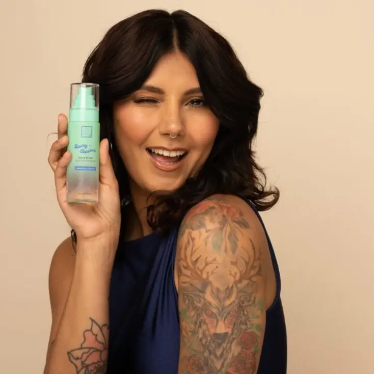 Dewy Bounce Hydrating Serum + 16h Hold Seal & Set Mist Duo - The Beauty Crop 4