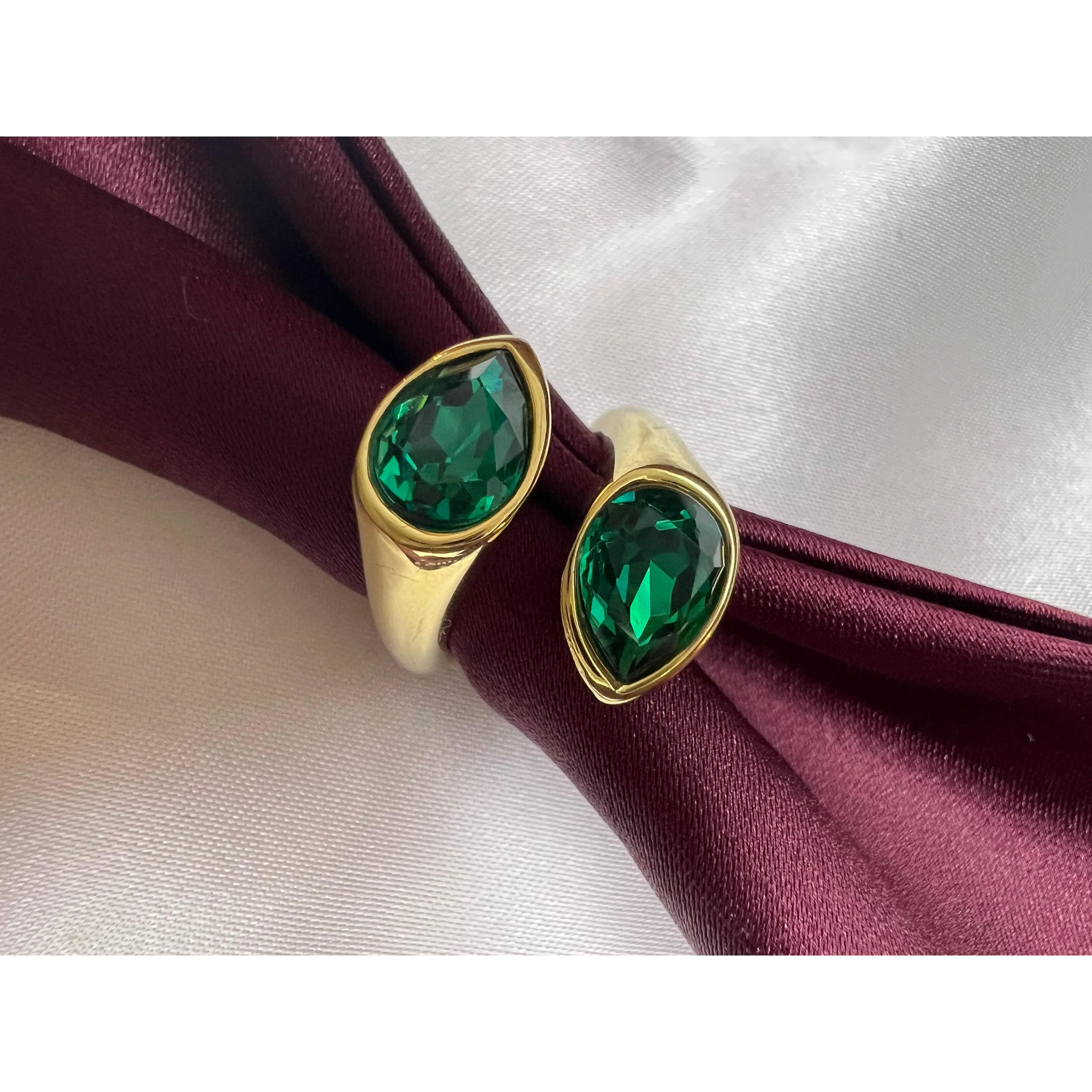Grace & Faith Jewellery | Jewellery for the GOLD GIRLIES | 18K Gold Plated Stainless Steel Adjustable Jadora Ring