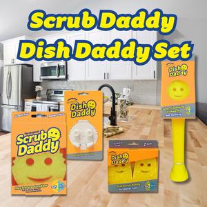 Scrub Daddy Dish Daddy Set: Complete Dishwashing Solution