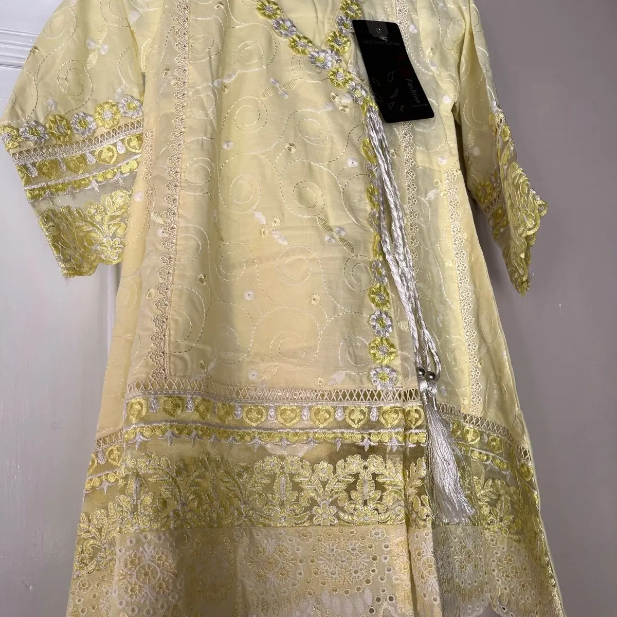 Girl cotton Anrakha style dress