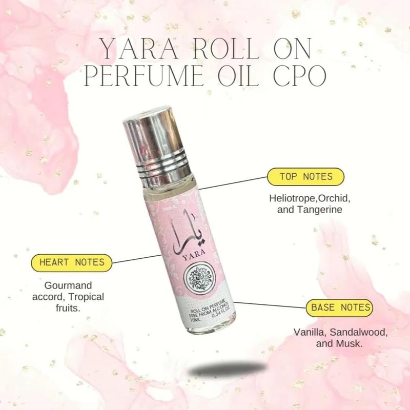 Yara Perfume Oil for Women 10ml | Vanilla, Musk and Sandalwood Arabian Fragrance | Made in Dubai 2