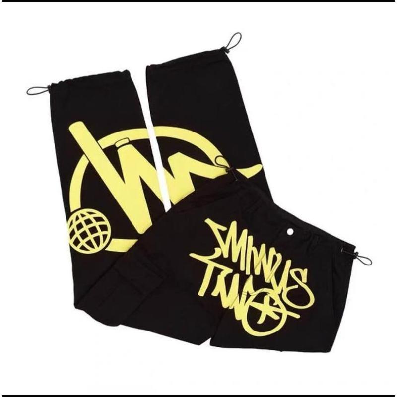 Vintage Y2k Hip Hop Baggy Street Casual Summer Straight Leg Multi-Pocket Printed Cargo Pants Menswear Trouser 4