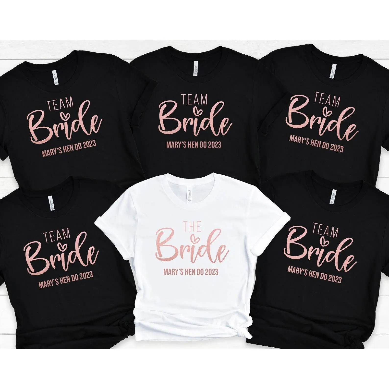 Hen Party T-Shirts – Customised Tees for Your Perfect Hen Do Womenswear Bride Tshirt Lady Summer Streetwear Top