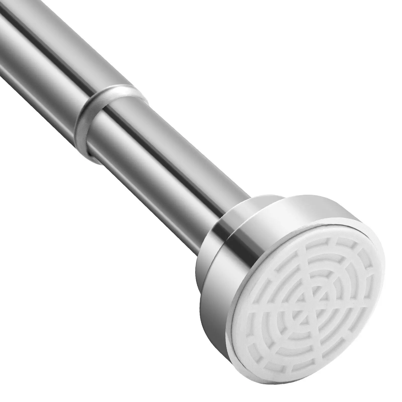 Extendable Telescopic Shower Curtain Pole Rail Rod for Bath Door Window