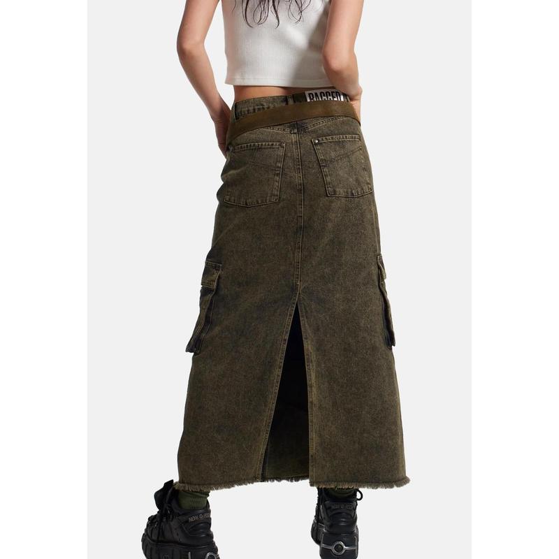 Enyo Denim Maxi Skirt 1