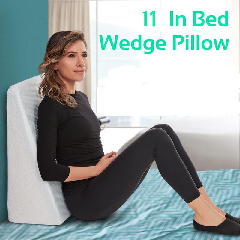 Premium Bed Wedge Pillow (20x18x11"): Enhanced Comfort & Support - Find Yours on TikTok Shop 1