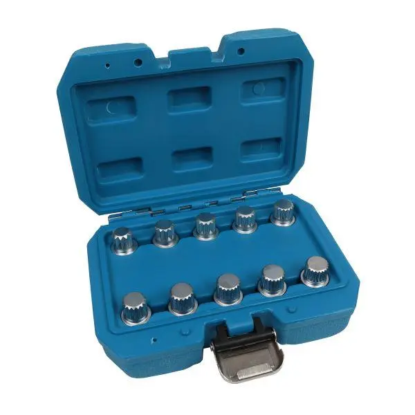US PRO Tools 10pc VAG Locking Wheel Nut Socket Key Set Sockets Alloy Alloys 6241 1