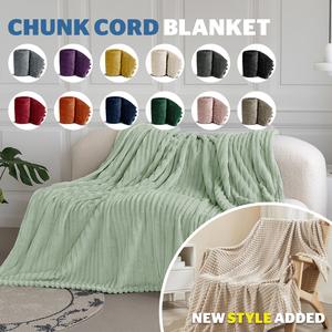 Chunky Corduroy Blanket – Fluffy, ultra-soft, and plush for the ultimate cozy experience. Heavyweight throw for bed, sofa, or couch. Available in single, double, and king size. Machine washable and cuddle-ready. Perfect for all seasons.