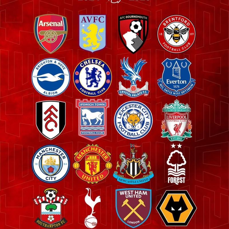 Premier League Football Badges round Premium  Slate Coaster's - perfect for Gift 1