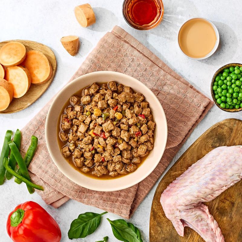 Adult Dog Grain & Gluten Free Poultry Selection in Herb Gravy – 390g x 12, Nutritious & Tasty Wet Dog Food 2