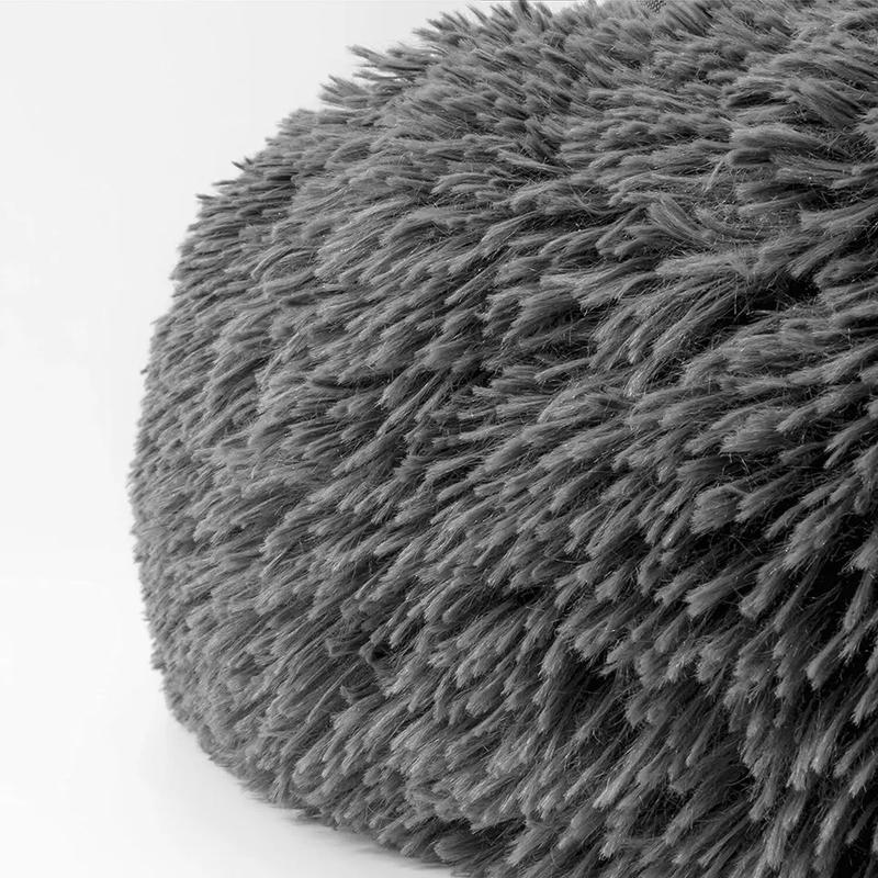 Dog Bed Donut Soft Round Plush Cat Beds For Calming Pet Anti Anxiety Washable dogs beds 6