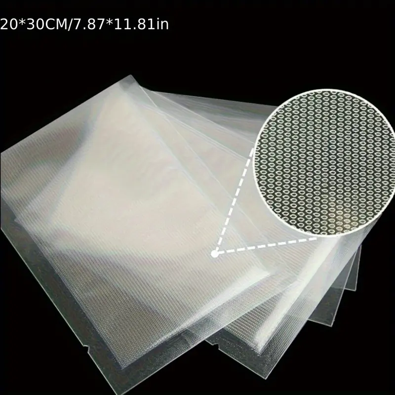 100pcs, Vacuum Sealer Bags, Puncture-Resistant, BPA-Free, For Food Storage, Sous Vide & Freezer Safe, Home Kitchen Supplies 4