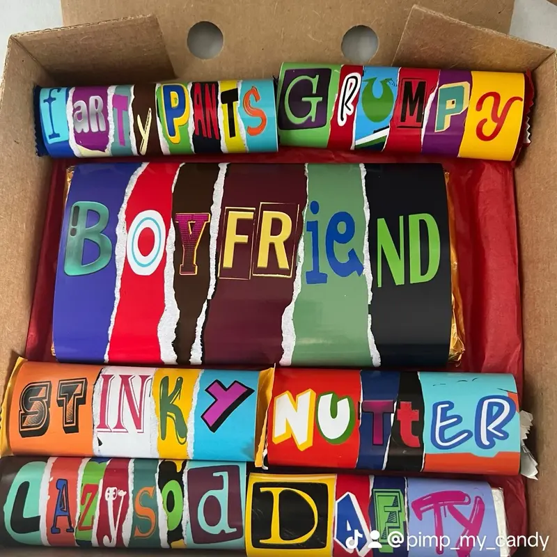 Boyfriend -  chocolate gift box.  The perfect novelty gift for anyone in your life! For birthdays, Christmas and Easter! A delicious sweet snack in a choice of flavours 0