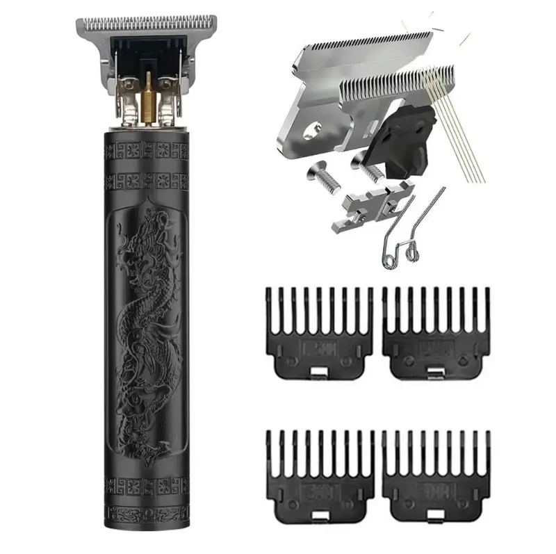 60% off! Professional Men's Hair Clippers & Beard Trimmer - Cordless Electric Shaver Kit for Barber-Grade Grooming (Ideal Christmas Gift) 1