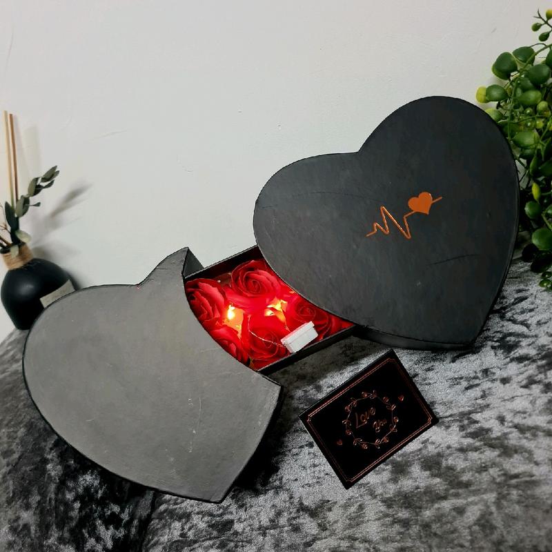 Beautiful LED Slide Love Heart Box Gift 1