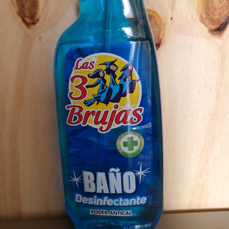 Las 3 Brujas, 3 Witches. Bathroom, Glass, Tile, Floor, Surface, Degreaser and Disinfectant Gift Household Cleaner Cleaning spanish Multicolor 1