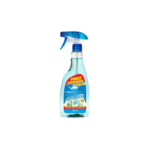 Window Cleaner, Grease Glass cleaner with Vinegar for Windows and Mirrors, 500 ml - Window Cleaning Equipment Household Pack