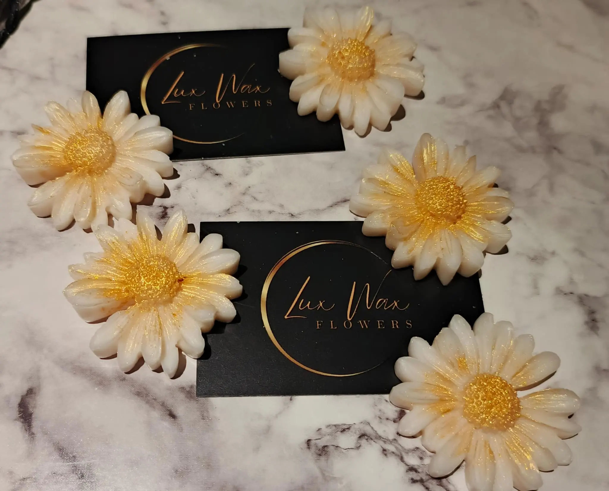 Scented Soy Wax Daisy – Decor, Air Freshener Pack Aroma