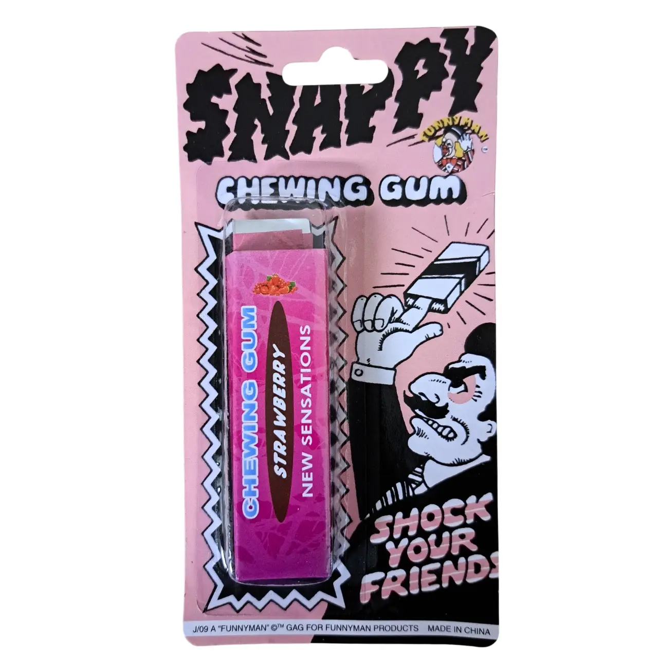 Funnyman Snappy Gum Practical Joke Funny Prank Classic Trick