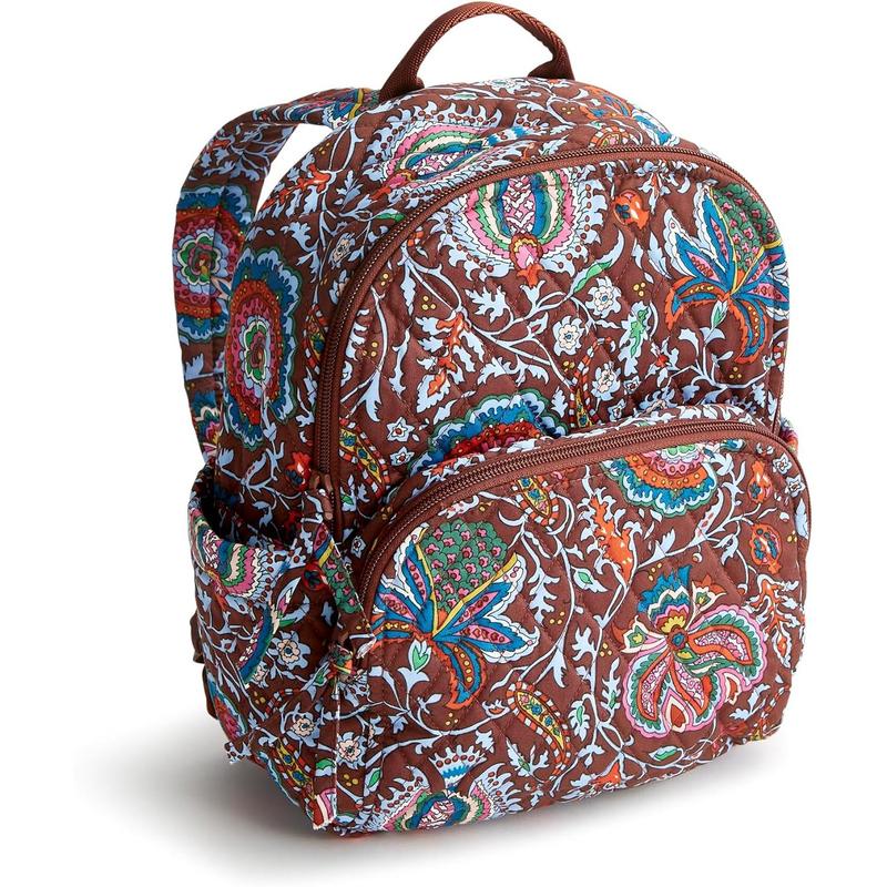 Vera Bradley Women's Premium Cotton Small Banbury Backpack Bookbag 0