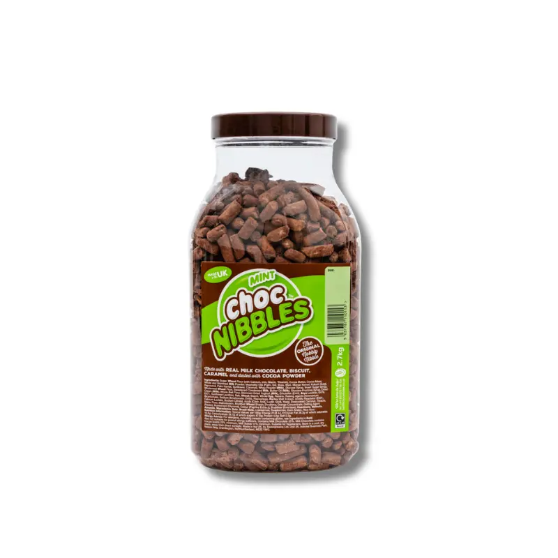 Choc Nibbles Jar (2.7kg) (Original,Orange,Toffee,Mint) 4