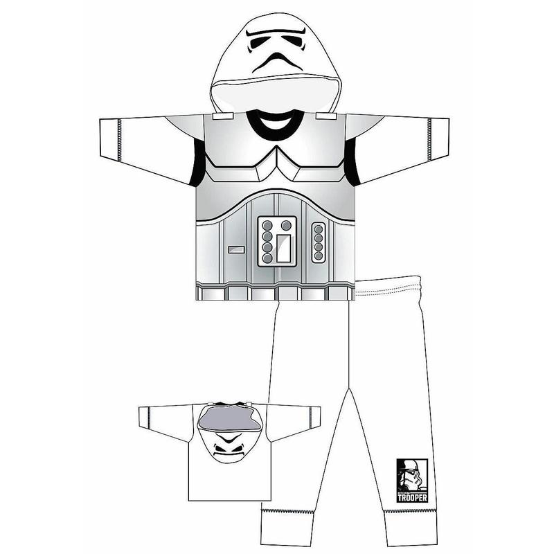 Boys Disney Star Wars Pyjamas Top & Long Bottoms Baby Age 1 - 5 Years 4