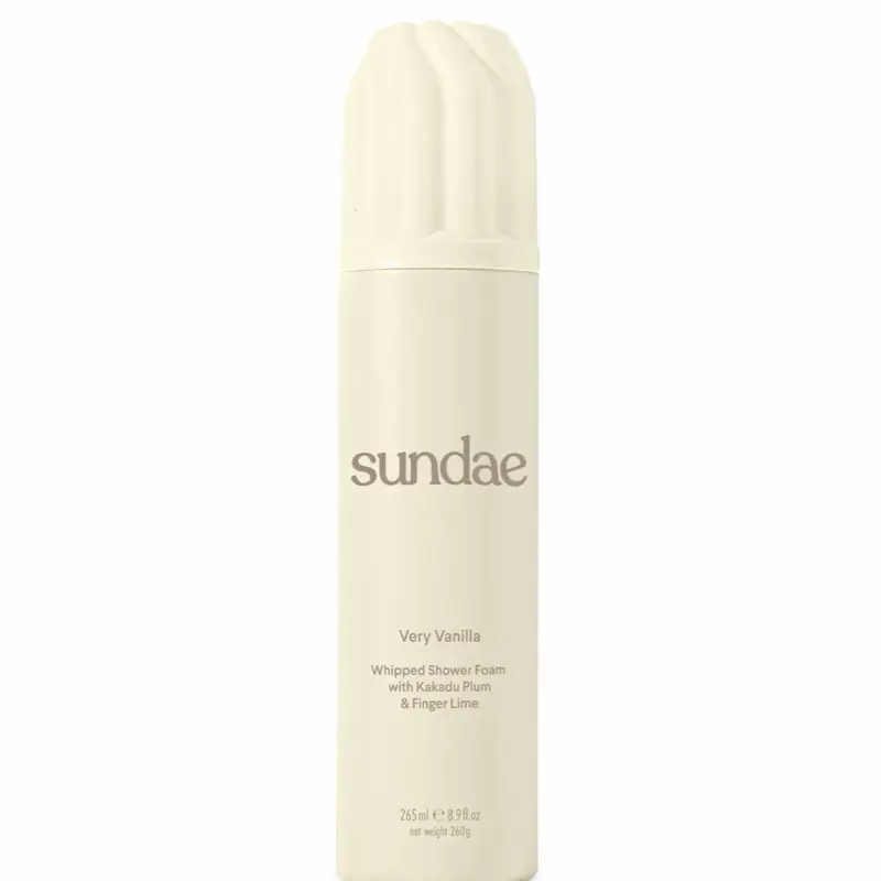 SUNDAE Very Vanilla Whipped Shower Foam 260ml