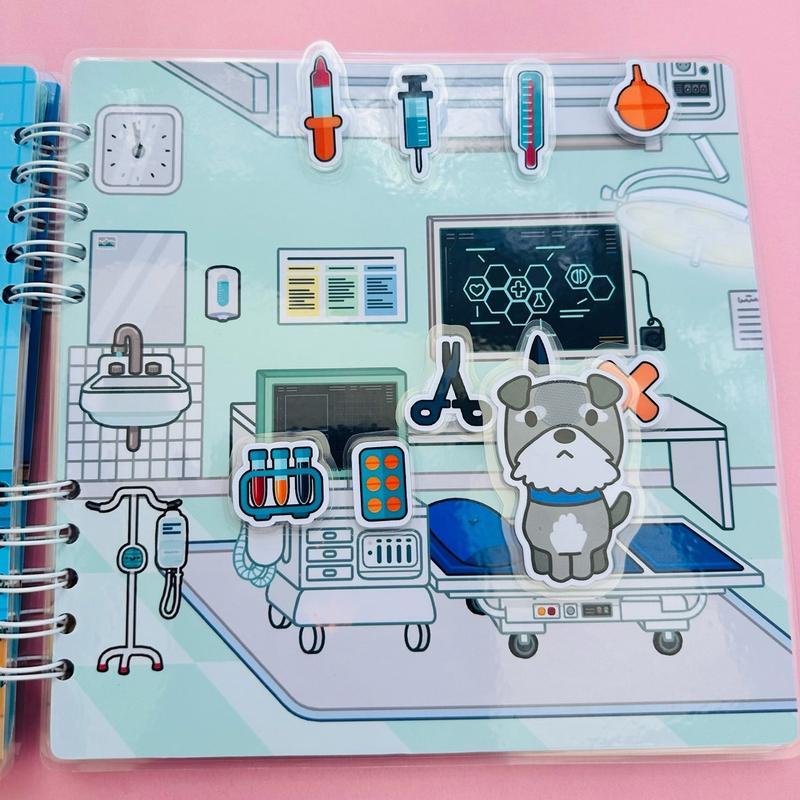 Toca Pets Velcro Book with Pets - Educational Toy for Kids 7